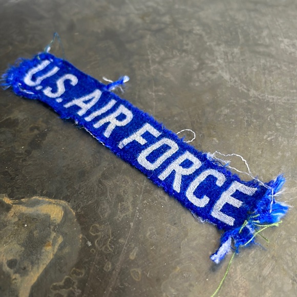 U.S. AIR FORCE blue tape patch, vintage - Picture 5 of 11